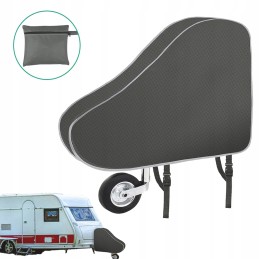 Universal oxford towbar cover for caravans, gray
