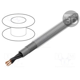 5 m x LAPP - 1135805 - Wire, ÖLFLEX® CLASSIC 110 CY, 5x0.75mm2, PVC, transparent