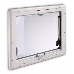 Hinged window with double roller blind Seitz S4 900x450mm