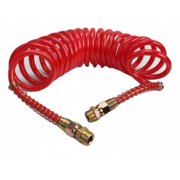 Pneumatic cable 4 5 m, spiral m22, red