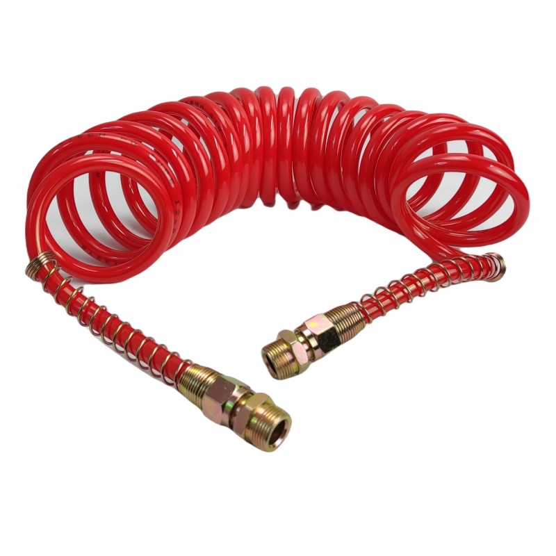Pneumatic cable 4 5 m, spiral m22, red
