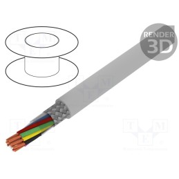 5 m x LAPP - 31373 - Wire, Li2YCY-TP, 5x2x0.25mm2, shielded,tinned copper braid, PVC