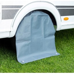 Apron cover for trailer wheel r15 17