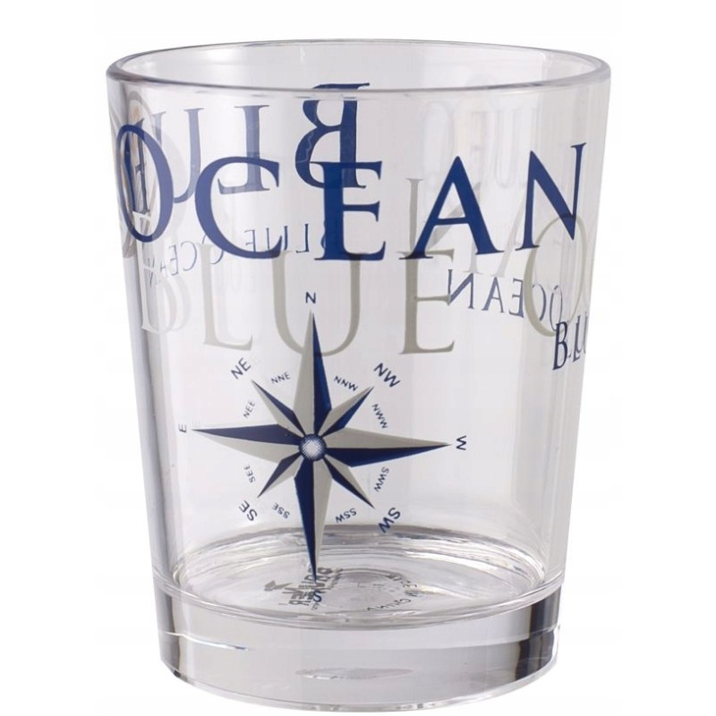 Blue ocean camping glasses, 3 pcs