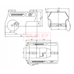 Zz 03 anti-theft hook protection, galvanized