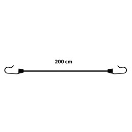 Rubber rope expander handle hook 200cm rubber