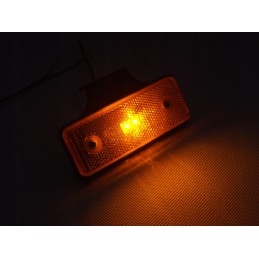 LED side marker lamp, yellow, 12 24v