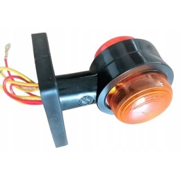 Marker lamp, orange-red, rubber bulb