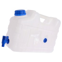 Z3r31 canister water container with tap 10l of salt
