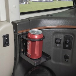 Cup holder, drinks bottle, foldable camper