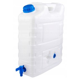 20l solid canister water container with tap b2