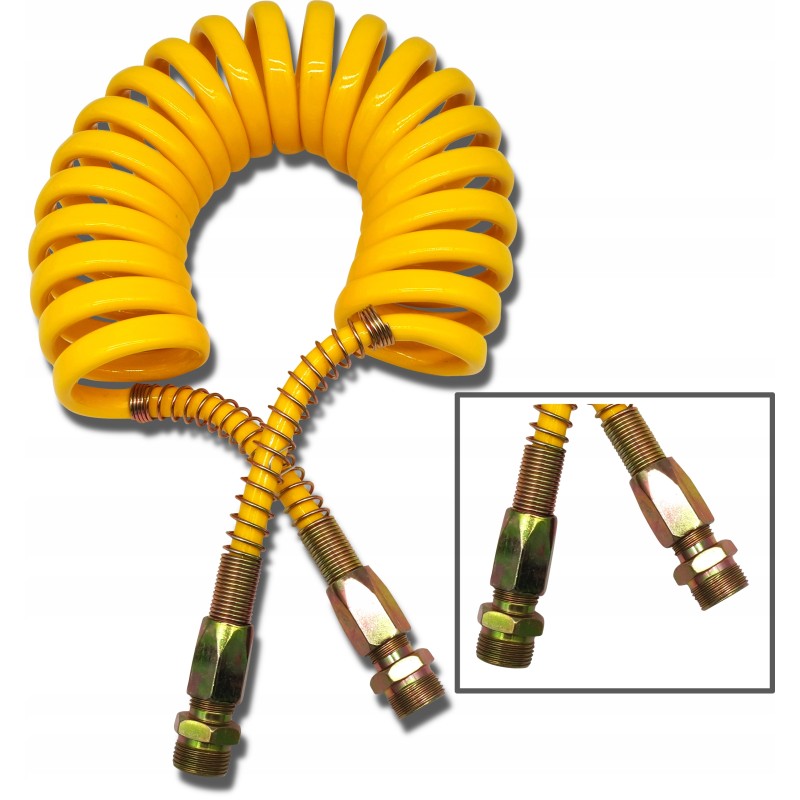 Spiral pneumatic cable 4 5 m m22 trailer