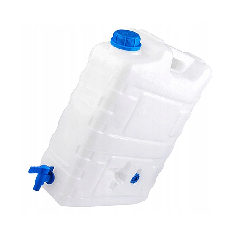 For z0y89 water with tap, 20 liters, solid canister capacity