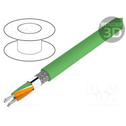 5 m x LAPP - 2170431 - Wire, ETHERLINE® Cat.5e,SF/UTP, 1x4x26AWG, 5e, stranded, Cu, PUR