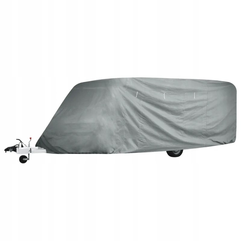 Vidaxl caravan cover gray s