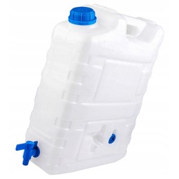 M4l63 canister water container with tap 20l of salt
