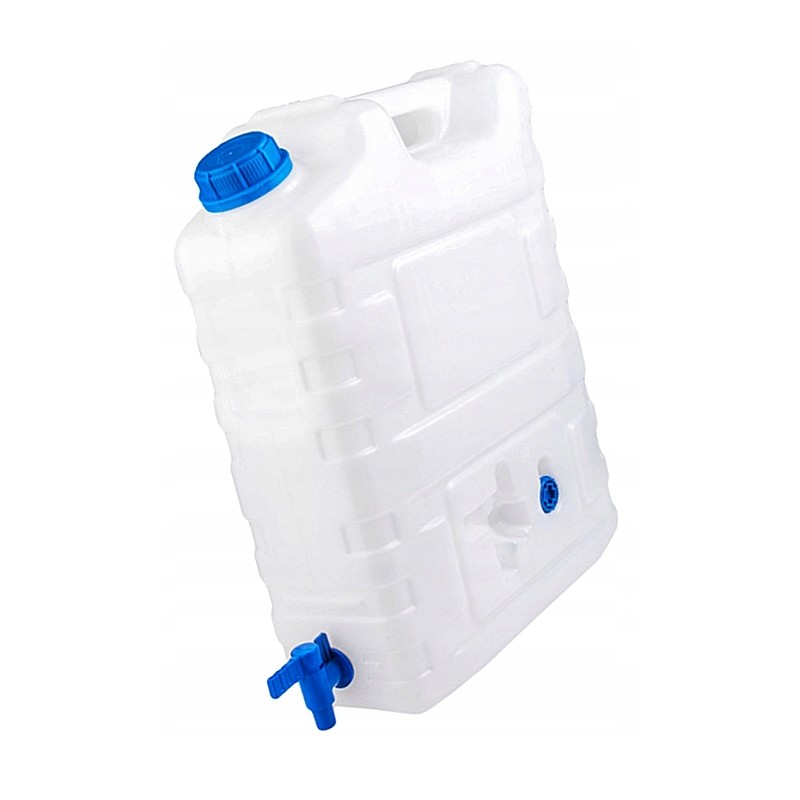W0h74 canister water container with tap 20l of salt