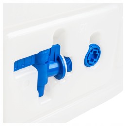 Canister d4e71 water container with tap 20l of salt