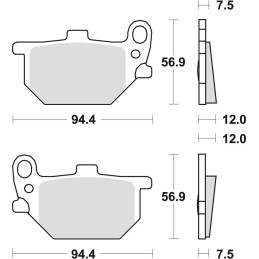 Trw Lucas kh61 brake pads