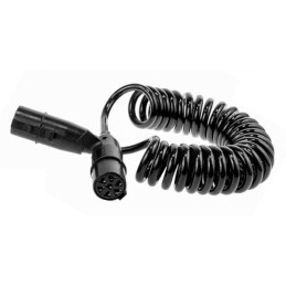 Euro spiral electric cable 24v 7 pin n