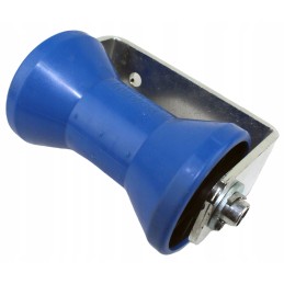 Keel bottom roller with small pontoon boat attachment