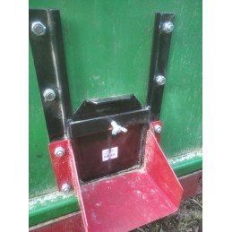 Universal trailer side damper for grain