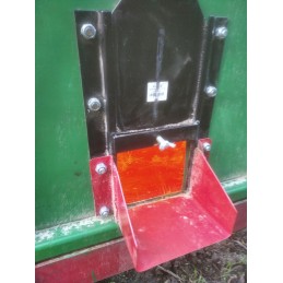 Universal trailer side damper for grain