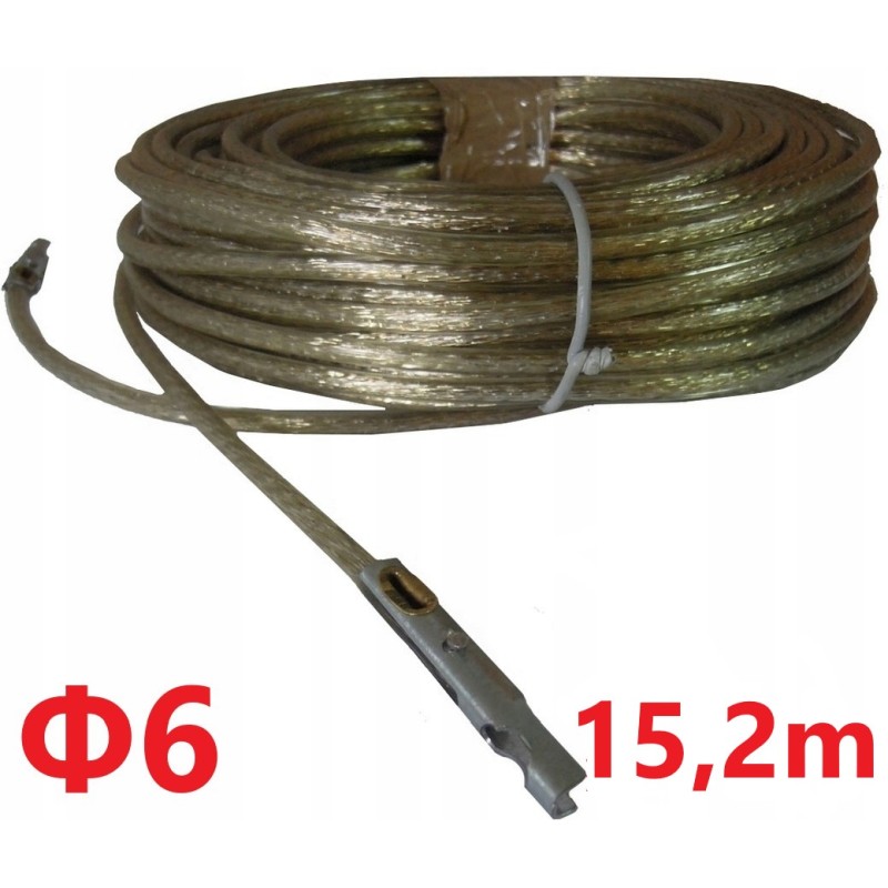 6mm customs rope attached to a 15 2m bus truck tarpaulin