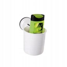 Bathroom mug with suction cup 17 x 15 x 11 cm