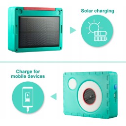 Eocoyar green LED solar camping lamp