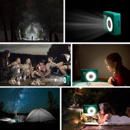Eocoyar green LED solar camping lamp
