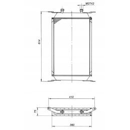 Oil cooler, power generator SW400 SW266