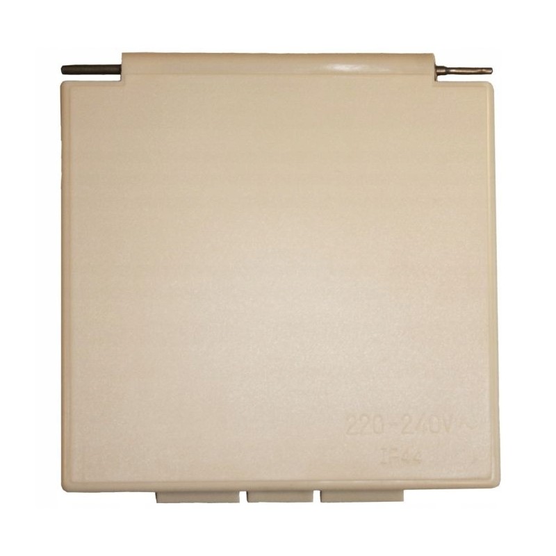 Cover for the 230v cee power socket, beige hook in the shaft