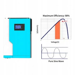 Hybrid solar inverter 5 5 kw off grid mppt 100a 48v