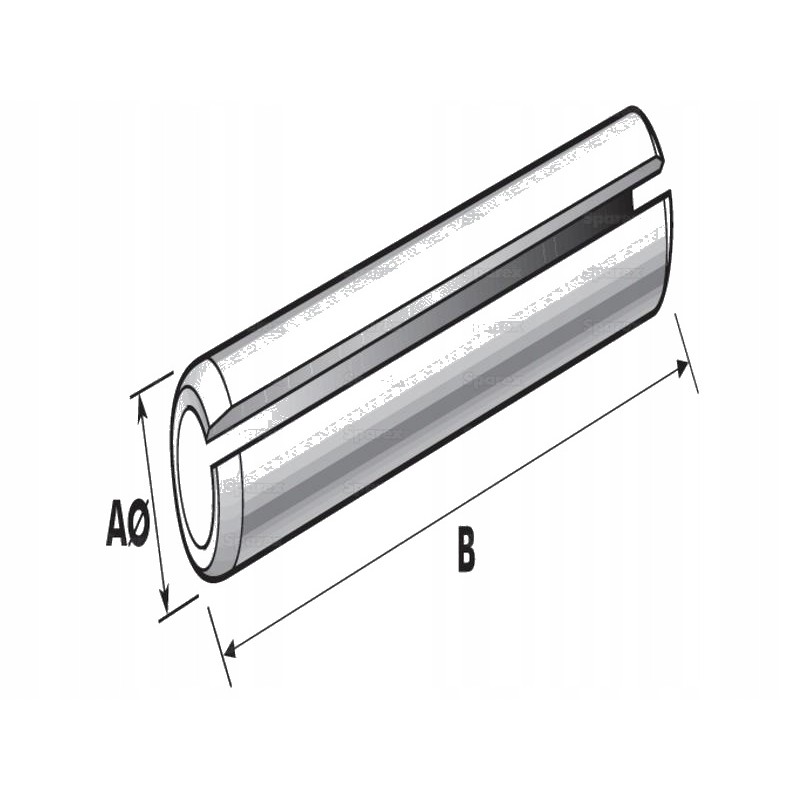 Spring ring oe1 16 x 5 8 sparex