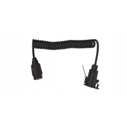 Extension cable for trailers, spiral cable 7pin 1 8 2m