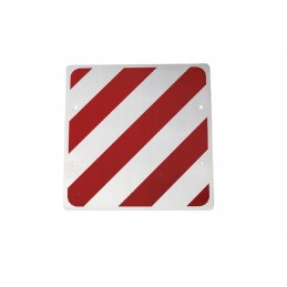 Plastic camp warning board