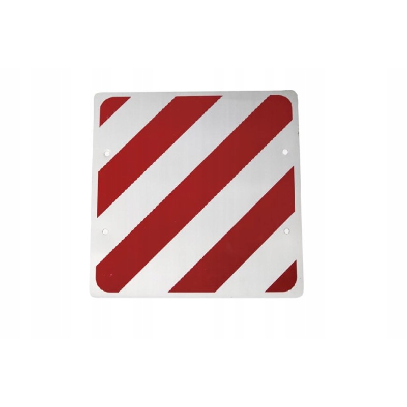 Plastic camp warning board