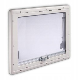 Hinged window with double blind Seitz S4 550x550 mm