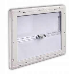 Hinged window with double blind Seitz S4 550x550 mm