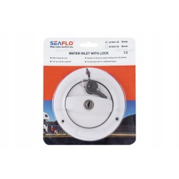 Water filler lockable with a black key