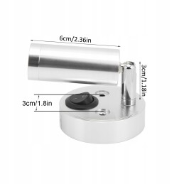 LED reading lamp silver 3w 12 24v