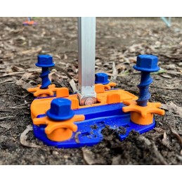 Peggy peg screws for attaching awnings