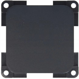 Presto black internal socket cover