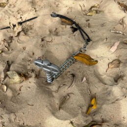 Ground anchor shock absorber for peggy peg dogs