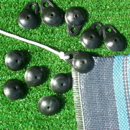 Arisol fastening clips for carpets and floor mats