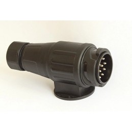 13-pole trailer plug in a plastic o