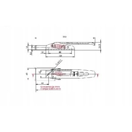 Side hook with compensation, steelpress closure