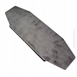 Steel and rubber plate, tipper bumper, 330x112x16