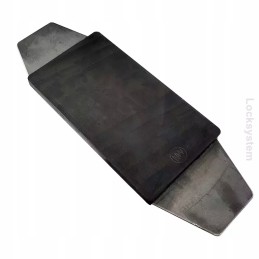 Steel and rubber plate, tipper bumper, 330x112x16
